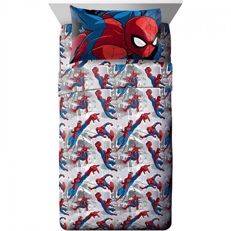 SPIDER-MAN 3 Piece The Amazing Twin Size Bedding Sheet Set 810971